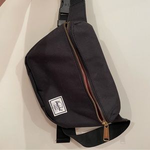 Herschel Black Fanny Pack